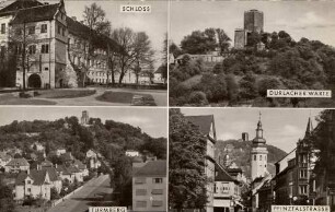 Postkartenalbum mit Motiven von Durlach. "Gruß aus Durlach"