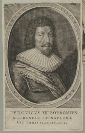 Bildnis des Lvdovicvs XIII. Borbonivs, König von Frankreich