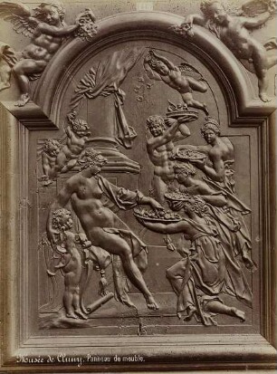 Musée de Cluny. Panneau de meuble.