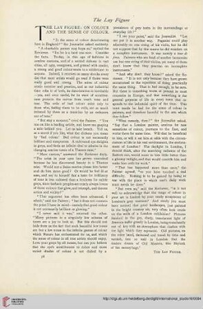 The lay figure: on colour and the sense of colour