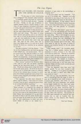 The lay figure: on colour and the sense of colour