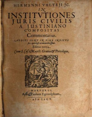 In institutiones iuris civilis a Iustiniano compositas commentarius