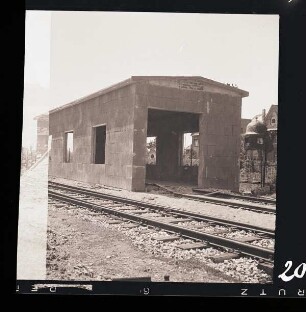 Betonschalplatten - Bauweise, Speicher im Mannheimer Hafen, 1947-1949
