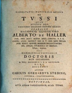 Diss. inaug. med. de tussi