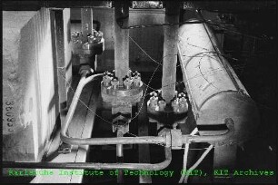 Detailaufnahme des Tritiumextraktionskreislaufs (TRITEX) der Hauptabteilung Ingenieurtechnik (HIT)