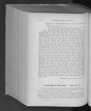Versammlung zu Marienburg. - 1409 Okt. 28.