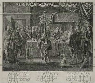Tod des Prinzen Friedrich Heinrich v. Nassau-Oranien