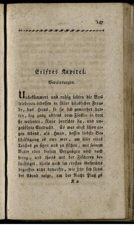 Eilftes Kapitel. Verwirrungen.
