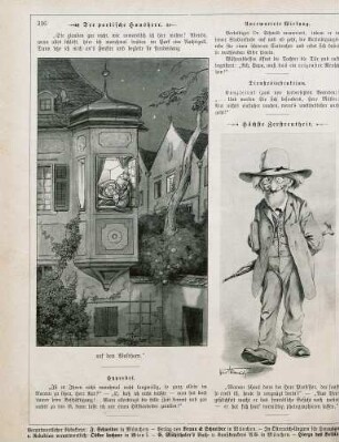 "Der poetische Hausherr" "Höchste Zerstreutheit"