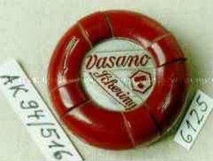 Kunststoff-Döschen für ? "Vasano Schering"