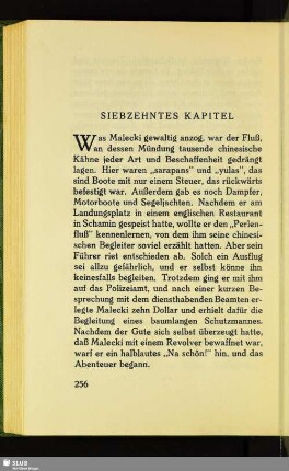 Siebzehntes Kapitel