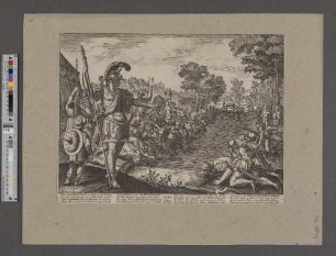 [Gideon beobachtet die Soldaten beim Trinken am Fluss]