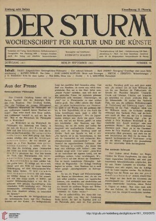 Aus der Presse