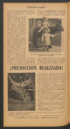 Infancias regias