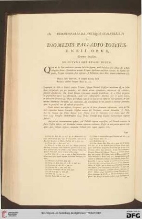 L. Diomedes Palladio potitus / L. Diomede col Palladio