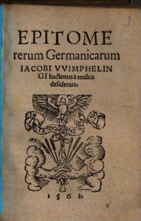 Epitome rerum germanicarum