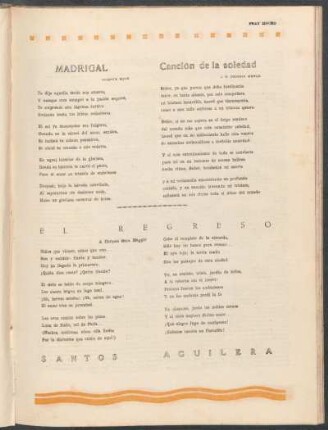 Madrigal : Vicente Bove