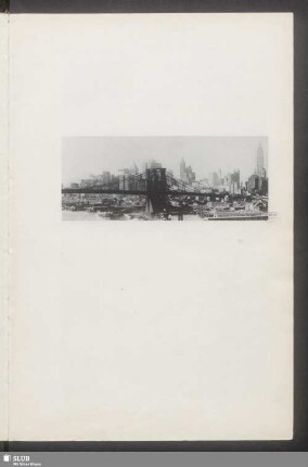 Die Brooklyn-Brücke und die Wolkenkratzer von Manhattan