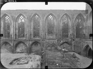 Neubrandenburg. Stadtkirche St. Marien. Inneres nach Norden