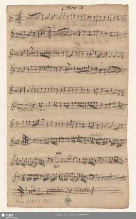Oboe. 2. | Fleute douce [transp.]