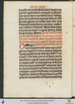 Benedictio cinerum in capite ieiunii.