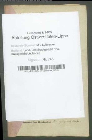 Erblasser: Korte, Christian: