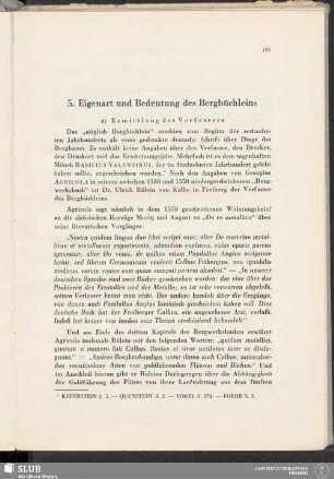 5. Eigenart und Bedeutung der Bergbüchleins
