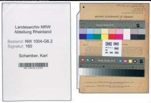 Entnazifizierung Karl Schamber , geb. 19.06.1904 (Vorarbeiter)