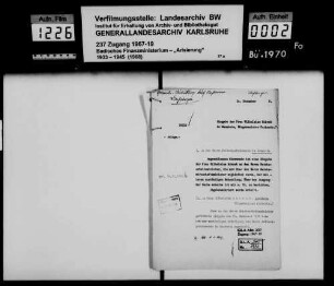 Weissberger, Moritz, Kaufmann -Fragment-