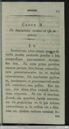 Caput II. De Inuolutionis viribus et usu in genere