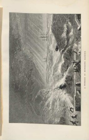 A typhoon in Hongkong harbour