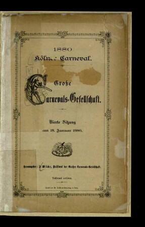 Kölner Carneval 1880