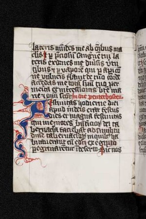 In Dominica Pentecostes cum diebus ferialibus, lat. und niederdt.