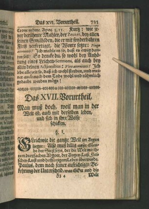 [Das XVII. Vorurtheil - Das XVIII. Vorurtheil]
