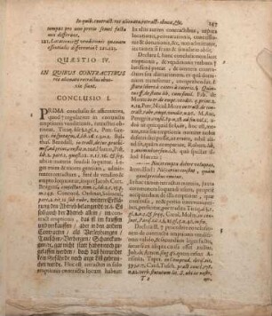 Quaestio IV. In Quibus Contractibus res alienatae retractui obnoxiae siant.