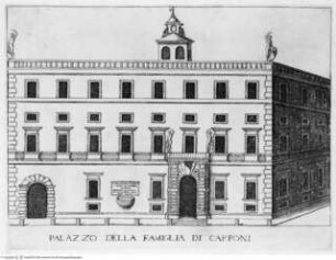 Palazzi diversi nel'alma città di Roma, et altre, Taf. 38: "Palazzo della Famiglia di Capponi"