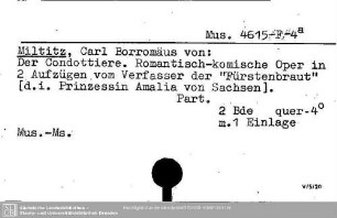 Miltitz, Carl Borromäus von