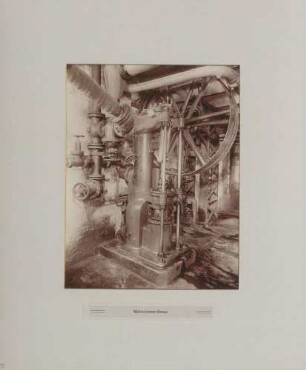 Wasserpumpanlage in der Brauerei Hoepfner in Karlsruhe