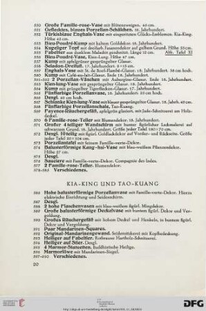 Kia-King und Tao-Kuang (Nr. 586-610)