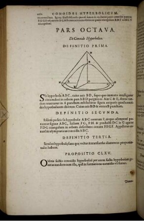 Pars octava. De Conoide Hyperbolico.