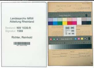 Entnazifizierung Reinhold Richter , geb. 24.01.1900 (Obermeister)