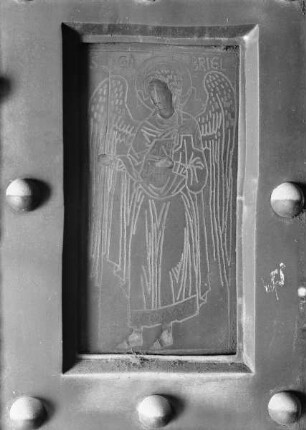 Bronzetür XII, linker Flügel, 2. Reihe: Der Erzengel Gabriel
