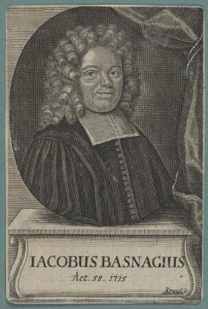 Bildnis des Iacobus Basnagius