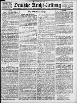 Deutsche Reichs-Zeitung. 1871-1934