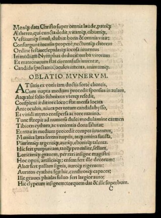 Oblatio Munerum.