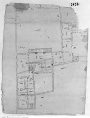 Rom, Vigna Bandini auf dem Quirinalshügel, Kasino, Grundriss des Piano nobile