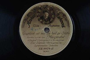 Gegrüsst sei mir die heil'ge Stätte : Cavatine aus der Oper "Margarethe" / v. Gounod