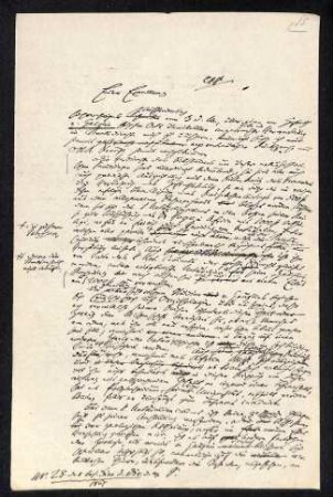 Handschriftliches Schreiben