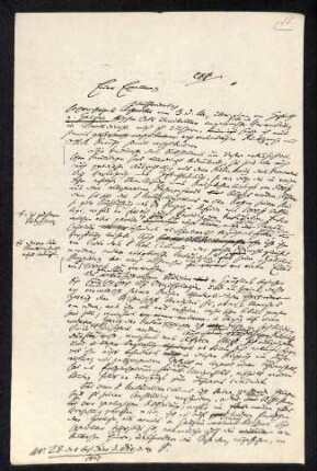 Handschriftliches Schreiben