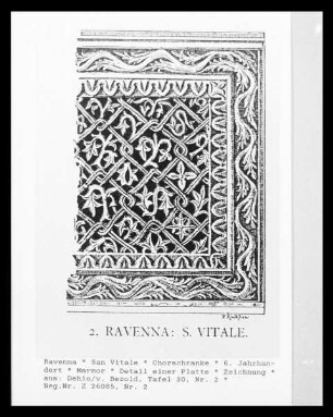 San Vitale in Ravenna: Chorschranke